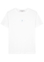 White star-embellished cotton T-shirt - Stella McCartney