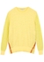 Yellow intarsia fine-knit wool jumper - Stella McCartney