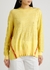 Yellow intarsia fine-knit wool jumper - Stella McCartney