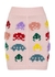 Game On pink intarsia wool-blend skirt - Stella McCartney