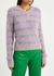 Taupe textured-knit jumper - Stella McCartney