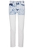 White panelled slim-leg jeans - Stella McCartney