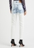 White panelled slim-leg jeans - Stella McCartney