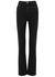 Aster black straight-leg jeans - Wandler