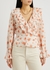 Amanda floral-print cotton wrap blouse - Free People