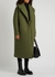 Olive quilted shell coat - Mariam Al Sibai