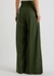 Gretta green wide-leg wool-blend trousers - Brøgger