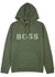 Wetry green hooded cotton sweatshirt - BOSS