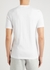 White logo cotton T-shirt - BOSS
