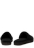 Black fleece slippers - Desmond & Dempsey