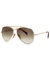 Gold-tone aviator-style sunglasses - DB Eyewear by David Beckham