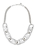 Wave silver-tone chain necklace - Paco Rabanne