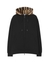 Check hood cotton oversized hooded top - Burberry