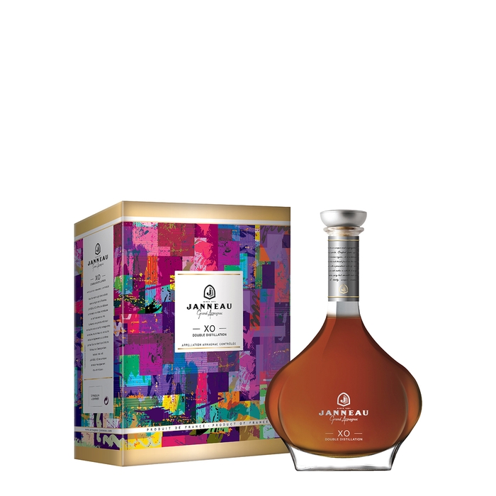 Janneau X.O. 20 Year Old Double Distilled Grand Armagnac Gift Box
