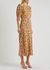 Jess floral-print crepe de chine midi dress - RIXO
