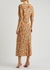 Jess floral-print crepe de chine midi dress - RIXO