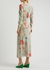 Selma floral-print silk de chine dress - RIXO