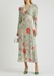 Selma floral-print silk de chine dress - RIXO