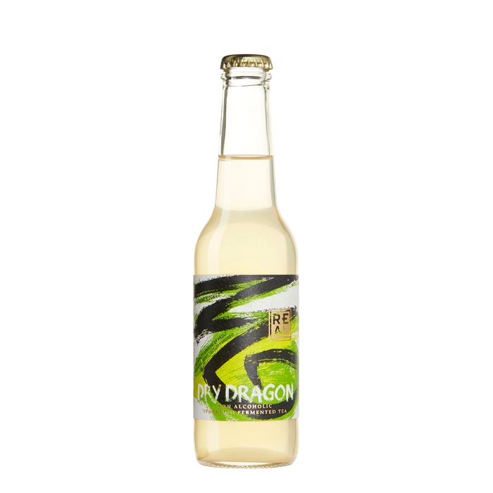 REAL Kombucha Dry Dragon Premium Kombucha Non-Alcoholic Sparkling Wine 275ml