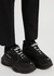 Triple S black panelled sneakers - Balenciaga