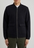 Navy bouclé wool bomber jacket - NN07