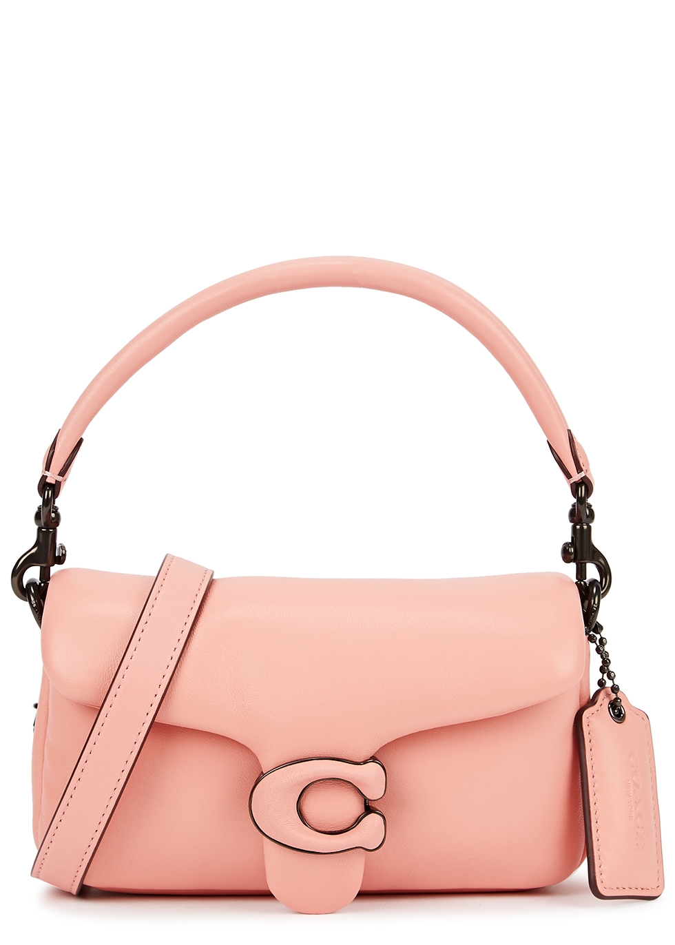 Pillow Tabby 18 pink leather cross-body bag