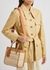 Field 22 cream quilted leather top handle bag - Coach