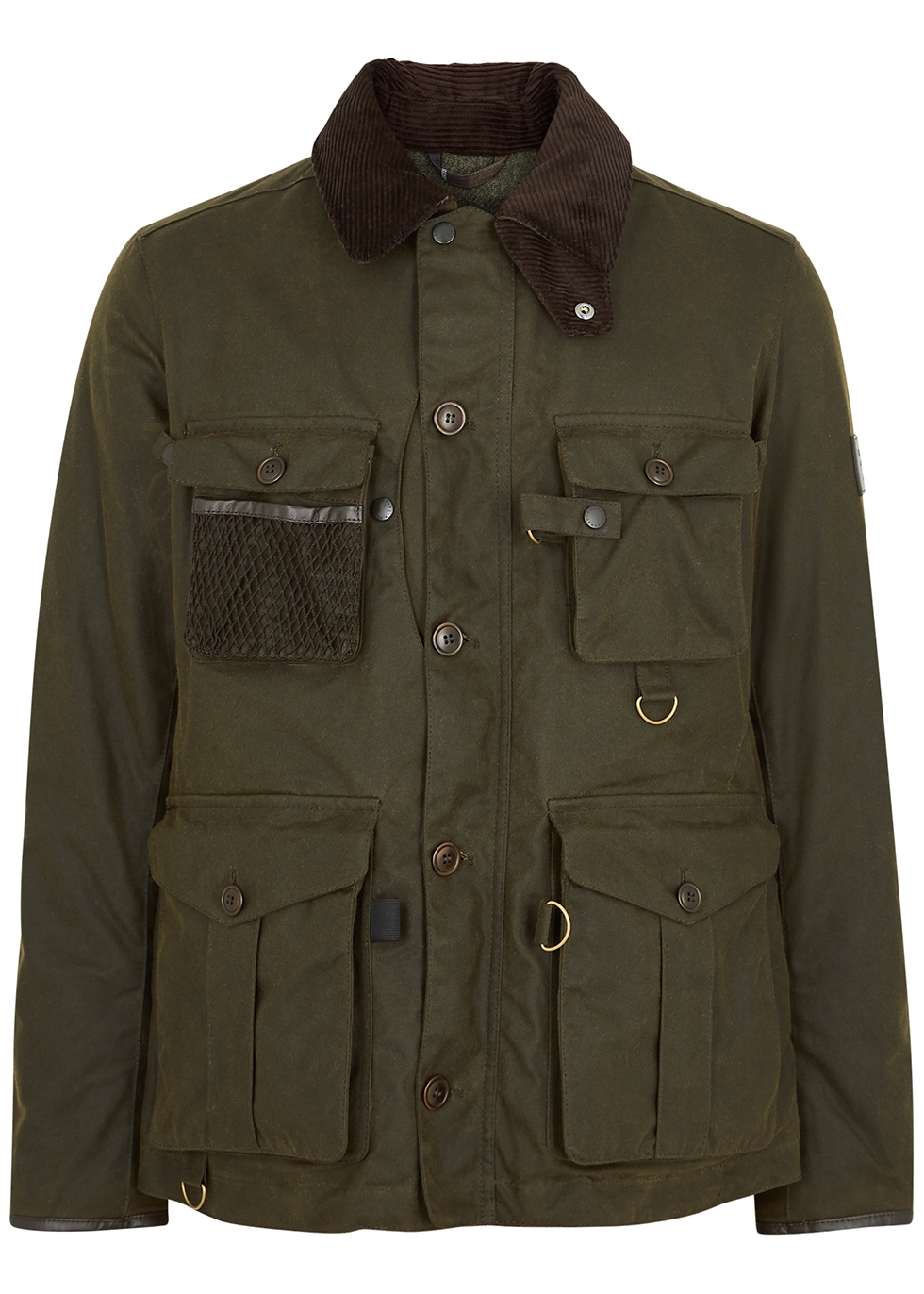 Barbour Grampian olive waxed cotton jacket - Harvey Nichols