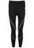 Double Cross black stretch-jersey leggings - P.E Nation