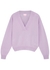 Malibu lilac cashmere jumper - CRUSH CASHMERE