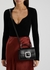 Lovitt Buckle black leather top handle bag - Kate Spade New York