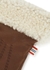 New Constanza wool-lined suede gloves - AGNELLE