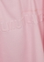 Pink logo cotton-blend sweatshirt - Helmut Lang