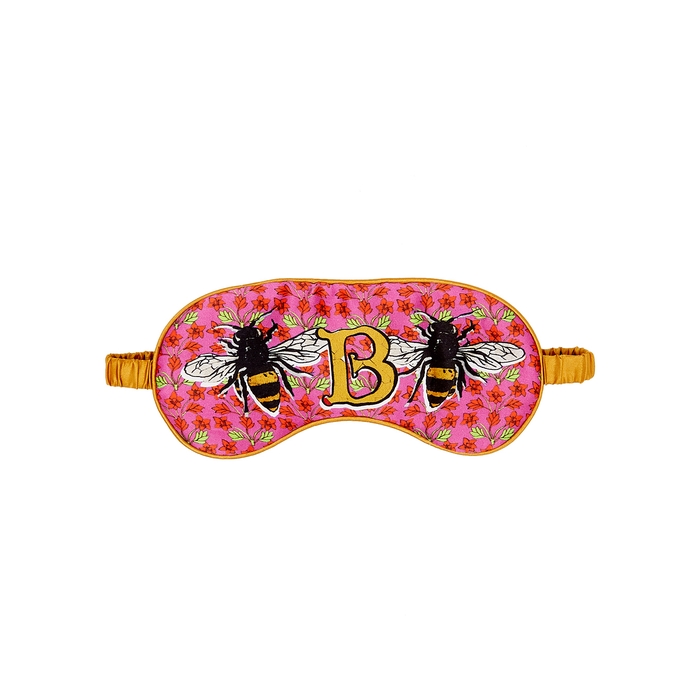 Jessica Russell Flint B Is For Bees Silk Eye Mask
