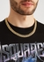 Iced Out Cuban 18kt gold-plated necklace - CERNUCCI