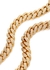 Iced Out Cuban 18kt gold-plated necklace - CERNUCCI