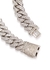 Prong 18kt white gold-plated chain necklace - CERNUCCI