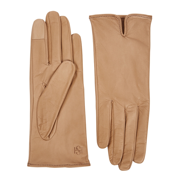 Handsome Stockholm Essentials Sand Leather Gloves