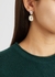 Dark Paradise asymmetric embellished earrings - Completedworks