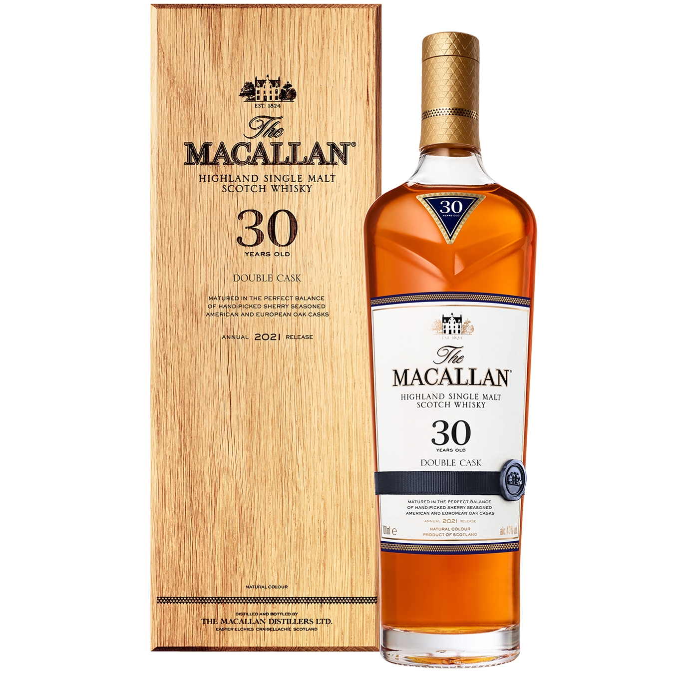 Macallan 30 Year Old Double Cask Single Malt Scotch Whisky 2021