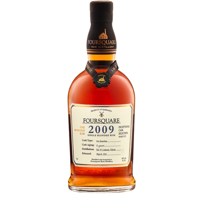 Foursquare Rum Distillery 12 Year Old 2009 Cask Strength Rum