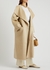 Sand wool and cashmere-blend coat - Totême