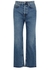 Blue straight-leg jeans - Totême