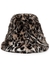 Hattie leopard-print faux fur bucket hat - JAKKE