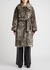 Katrina leopard-print belted faux fur coat - JAKKE