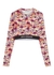 Floral-print cropped stretch-jersey top - Paco Rabanne
