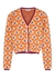 Intarsia metallic-weave knitted cardigan - Paco Rabanne