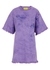 Purple tie-dyed denim T-shirt dress - MARQUES’ ALMEIDA
