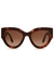 Tortoiseshell oversized sunglasses - Victoria Beckham