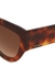 Tortoiseshell oversized sunglasses - Victoria Beckham